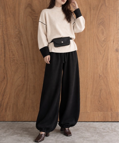 モデル身長：158cm
着用サイズ：FREE