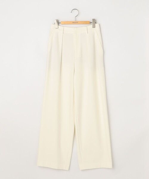 NOLLEY’S(ノーリーズ)の「《吸湿発熱/4サイズ展開》ウォッシャブル裏起毛タックワイドパンツ(その他パンツ・レディース・ブラック/ライトグレー/ホワイト・40/38/36/34)」の18枚目の写真