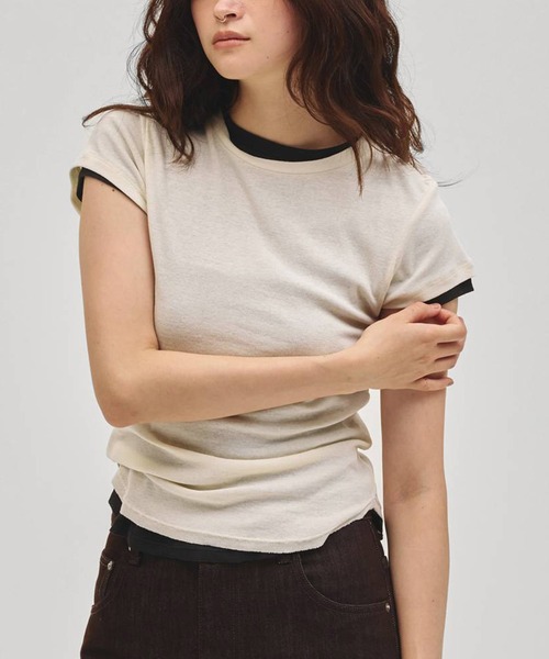 TODAYFUL/トゥデイフル】Soft Fraice T-shirts/ソフトフライスTシャツ