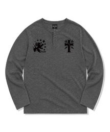 Viva La Vida（ヴィヴァ ラ ヴィダ）の「SKEWER ヘンリーネック ロングスリーブTシャツ（Tシャツ/カットソー）」