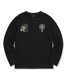 Viva La Vida（ヴィヴァ ラ ヴィダ）の「SKEWER ヘンリーネック ロングスリーブTシャツ（Tシャツ/カットソー）」