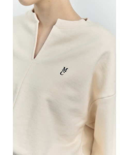 Muel Chic（ミュエルシック）の「Ecru tops エクリュトップス（スウェット・レディース・ブラウン/ネイビー/ブラック/アイボリー・FREE）」の22枚目の写真