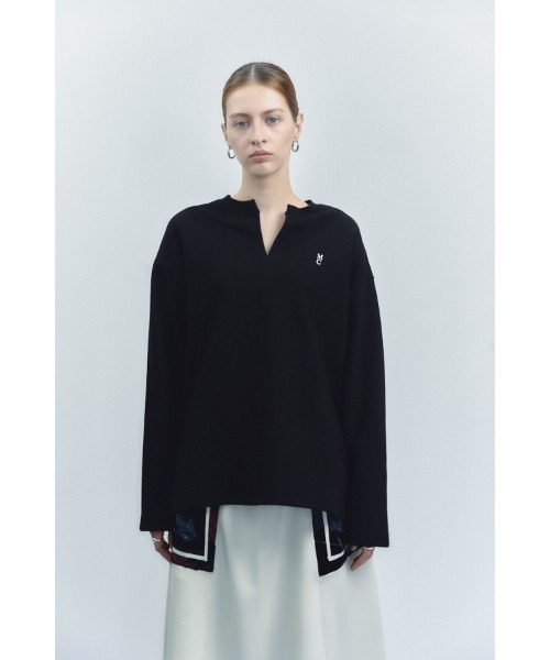 Muel Chic（ミュエルシック）の「Ecru tops エクリュトップス（スウェット・レディース・ブラウン/ネイビー/ブラック/アイボリー・FREE）」の19枚目の写真