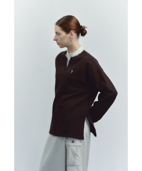 Muel Chic（ミュエルシック）の「Ecru tops エクリュトップス（スウェット・レディース・ブラウン/ネイビー/ブラック/アイボリー・FREE）」の15枚目の写真