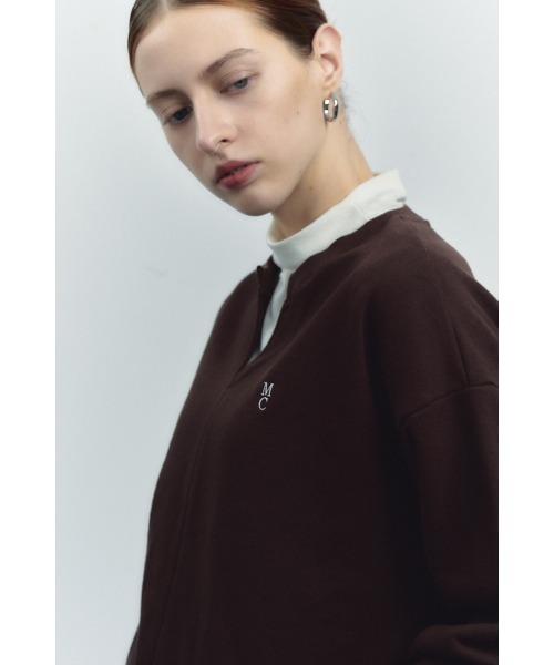 Muel Chic（ミュエルシック）の「Ecru tops エクリュトップス（スウェット・レディース・ブラウン/ネイビー/ブラック/アイボリー・FREE）」の11枚目の写真