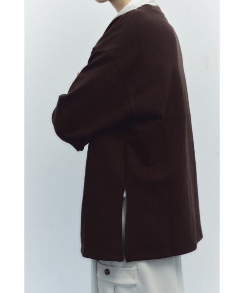 Muel Chic（ミュエルシック）の「Ecru tops エクリュトップス（スウェット・レディース・ブラウン/ネイビー/ブラック/アイボリー・FREE）」の10枚目の写真