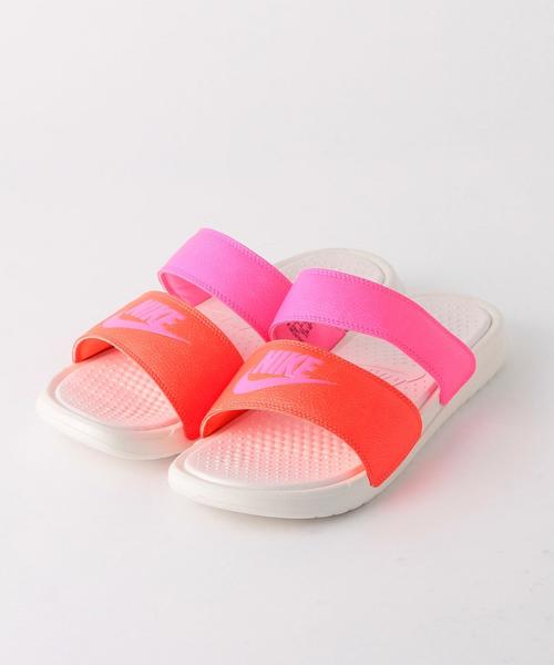 NIKE(ナイキ)の「<NIKE(ナイキ)> BENASSI DUO ULTRA S/サンダル(サンダル・メンズ・ピンク・26cm/28cm/27cm)」の1枚目の写真