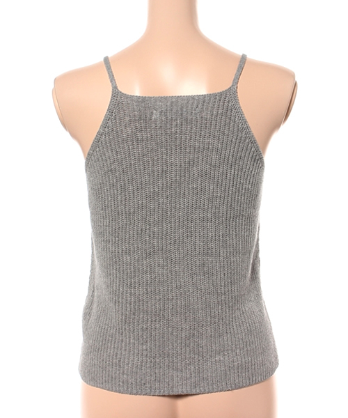 MOUSSY（マウジー）の「KNIT CAMI（キャミソール・レディース・ブラック/ピンク/グレー・FREE）」の5枚目の写真