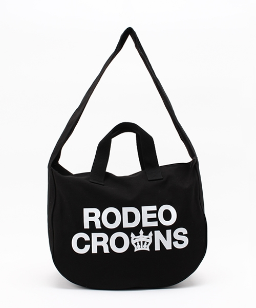 RODEO CROWNS WIDE BOWL(ロデオクラウンズワイドボウル)の「RODEO 2WAY キャンバスバック(ショルダーバッグ・レディース・カモフラージュ/ブラック/ピンク/ブルー/オフホワイト・FREE)」の2枚目の写真