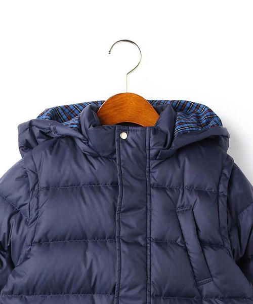 green label relaxing（グリーンレーベルリラクシング）の「【JUNIOR】ウォッシャブル ダウンコート◆（ダウンジャケット/コート・キッズ・ネイビー・145cm/155cm）」の3枚目の写真