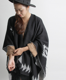 WEGO | WEGO/オルテガ柄ポンチョ(レインコート/ポンチョ)