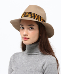 HYSTERIC GLAMOUR | EMBROIDERY RIBBON フェルトハット(ハット)