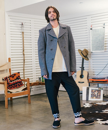 glamb（グラム）の「Stretch P-coat（ピーコート）」 - WEAR