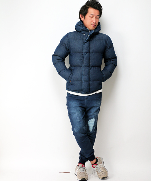 VENCEEXCHANGE（ヴァンスエクスチェンジ）の「【BITTER 1月号 掲載商品】BAデニム中綿ブルゾン           （ブルゾン・メンズ・ブルー/ダークネイビー・LARGE/MEDIUM）」の15枚目の写真