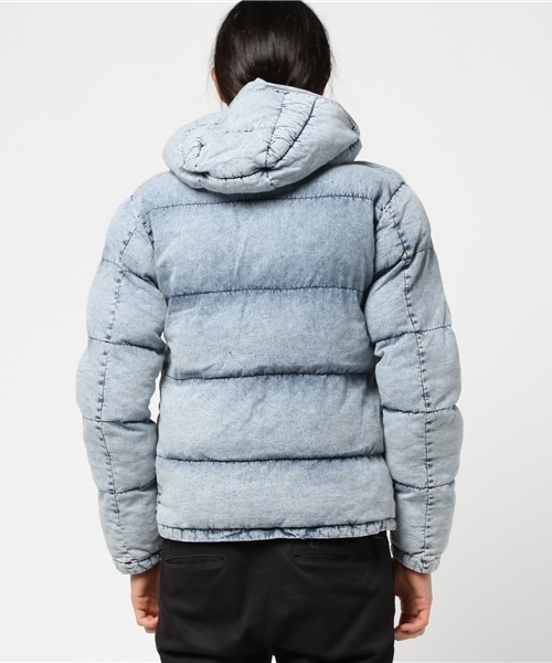 VENCEEXCHANGE（ヴァンスエクスチェンジ）の「【BITTER 1月号 掲載商品】BAデニム中綿ブルゾン           （ブルゾン・メンズ・ブルー/ダークネイビー・LARGE/MEDIUM）」の4枚目の写真