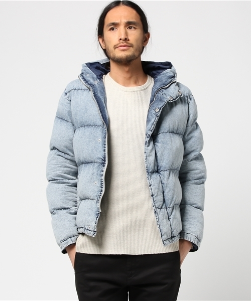 VENCEEXCHANGE（ヴァンスエクスチェンジ）の「【BITTER 1月号 掲載商品】BAデニム中綿ブルゾン           （ブルゾン・メンズ・ブルー/ダークネイビー・LARGE/MEDIUM）」の5枚目の写真