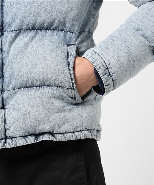 VENCEEXCHANGE（ヴァンスエクスチェンジ）の「【BITTER 1月号 掲載商品】BAデニム中綿ブルゾン           （ブルゾン・メンズ・ブルー/ダークネイビー・LARGE/MEDIUM）」の8枚目の写真