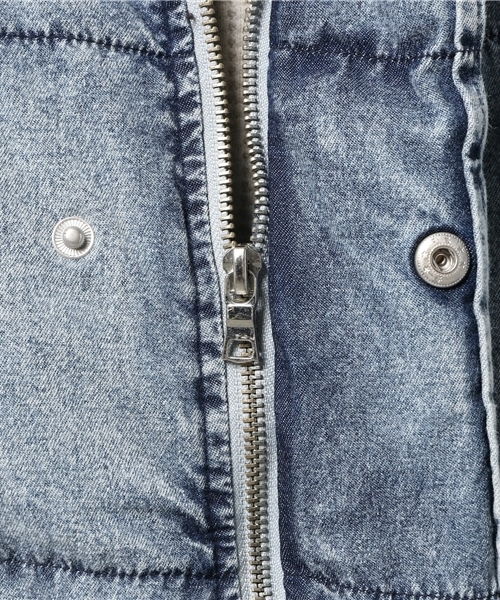 VENCEEXCHANGE（ヴァンスエクスチェンジ）の「【BITTER 1月号 掲載商品】BAデニム中綿ブルゾン           （ブルゾン・メンズ・ブルー/ダークネイビー・LARGE/MEDIUM）」の9枚目の写真