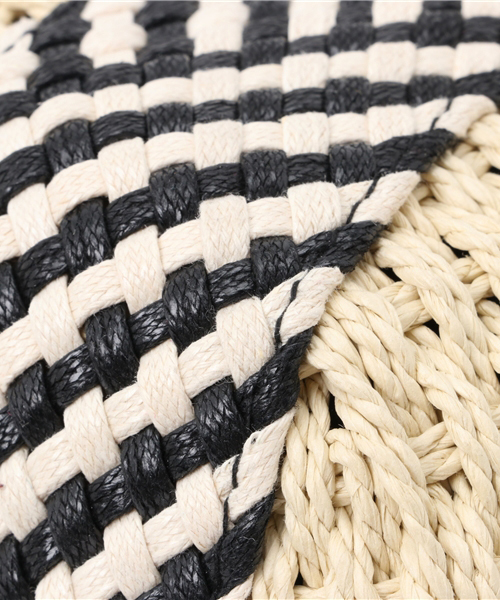 INTERPLANET（インタープラネット）の「ペーパーカゴバッグ（かごバッグ・レディース・カーキ/ベージュ・フリー）」の8枚目の写真