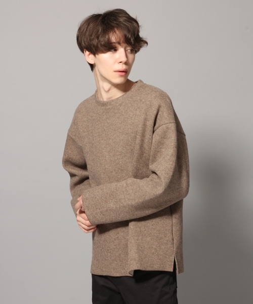 HARE（ハレ）の「エアリーウールニットソー（ニット/セーター・メンズ・ブラック/ブラウン/グレー・SMALL/MEDIUM）」の3枚目の写真