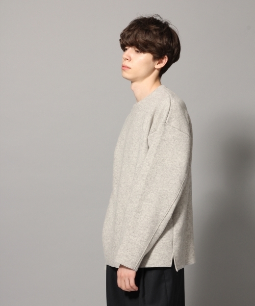 HARE（ハレ）の「エアリーウールニットソー（ニット/セーター・メンズ・ブラック/ブラウン/グレー・SMALL/MEDIUM）」の2枚目の写真