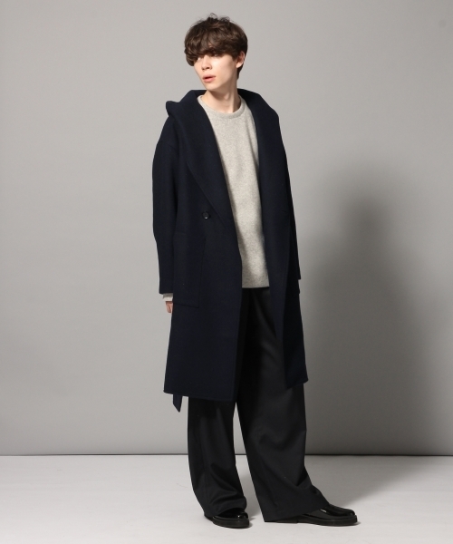 HARE（ハレ）の「エアリーウールニットソー（ニット/セーター・メンズ・ブラック/ブラウン/グレー・SMALL/MEDIUM）」の4枚目の写真