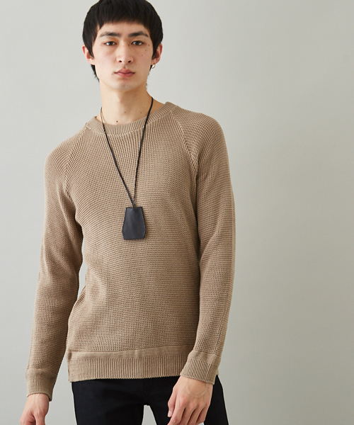 STUDIOUS（ステュディオス）の「【ZOZO限定】 STUDIOUS シンセティックレザークロシェット（ネックレス・メンズ・ブラック・FREE）」の15枚目の写真