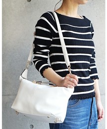 laboratory work | メタルハンドル2WAYバック(ハンドバッグ)