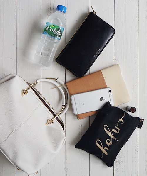 laboratory work（ラボラトリーワーク）の「メタルハンドル2WAYバック（ハンドバッグ・レディース・グレイッシュベージュ/オフホワイト/レッド・フリー）」の18枚目の写真