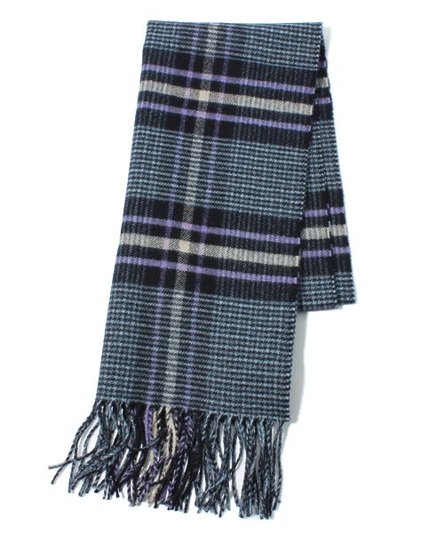 BEAUTY&YOUTH UNITED ARROWS（ビューティーアンドユースユナイテッドアローズ）の「BYitaly タータンチェック マフラー ◆（マフラー・メンズ・ブラック/ブラウン/ネイビー・フリー）」の3枚目の写真