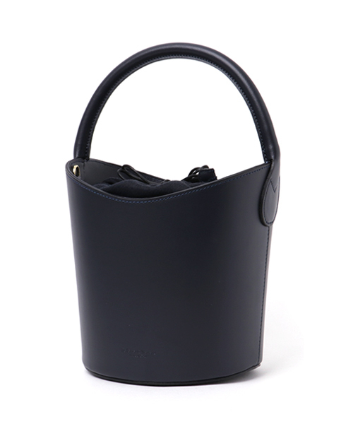 22 OCTOBRE（ヴァンドゥ－オクトーブル）の「バケツバッグ（ショルダーバッグ・レディース・ベージュ/ネイビー・FREE）」の2枚目の写真