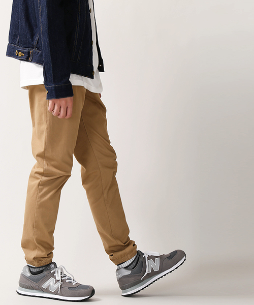 WEGO（ウィゴー）の「WEGO/サークルストレッチジョガーパンツ（チノパンツ・メンズ・ブラック/ベージュ/カーキ・SMALL/MEDIUM/LARGE）」の19枚目の写真