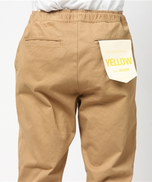 WEGO（ウィゴー）の「WEGO/サークルストレッチジョガーパンツ（チノパンツ・メンズ・ブラック/ベージュ/カーキ・SMALL/MEDIUM/LARGE）」の4枚目の写真