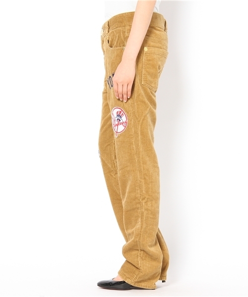 LB-03（エルビー・ゼロスリー）の「MLBワッペンＢＯＹＳ（その他パンツ・レディース・ベージュ系/ブルー系4・LARGE/MEDIUM）」の3枚目の写真