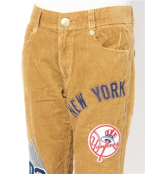 LB-03（エルビー・ゼロスリー）の「MLBワッペンＢＯＹＳ（その他パンツ・レディース・ベージュ系/ブルー系4・LARGE/MEDIUM）」の5枚目の写真
