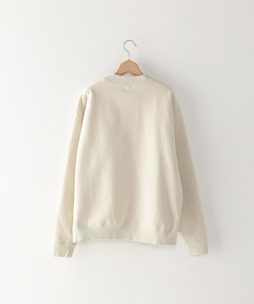 Steven Alan（スティーブンアラン）の「＜Steven Alan＞ T/C SWEAT CREW BOLD/スウェット（スウェット・メンズ・オフホワイト/パープル・MEDIUM/X-LARGE/SMALL/LARGE）」の9枚目の写真