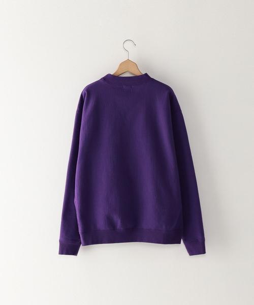 Steven Alan（スティーブンアラン）の「＜Steven Alan＞ T/C SWEAT CREW BOLD/スウェット（スウェット・メンズ・オフホワイト/パープル・MEDIUM/X-LARGE/SMALL/LARGE）」の3枚目の写真