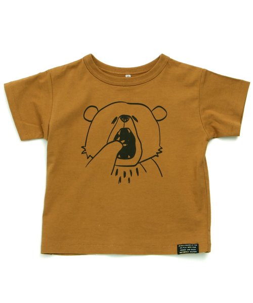 BREEZE（ブリーズ）の「ネット限定4色2柄どうぶつTシャツ（Tシャツ/カットソー・キッズ・キャメル/クリーム/グリーン/サーモンピンク・140/80/110/130/100/120/90/95）」の20枚目の写真