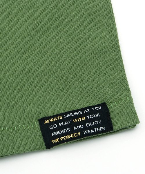 BREEZE（ブリーズ）の「ネット限定4色2柄どうぶつTシャツ（Tシャツ/カットソー・キッズ・キャメル/クリーム/グリーン/サーモンピンク・140/80/110/130/100/120/90/95）」の18枚目の写真