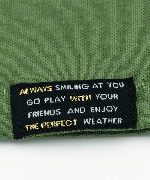 BREEZE（ブリーズ）の「ネット限定4色2柄どうぶつTシャツ（Tシャツ/カットソー・キッズ・キャメル/クリーム/グリーン/サーモンピンク・140/80/110/130/100/120/90/95）」の17枚目の写真