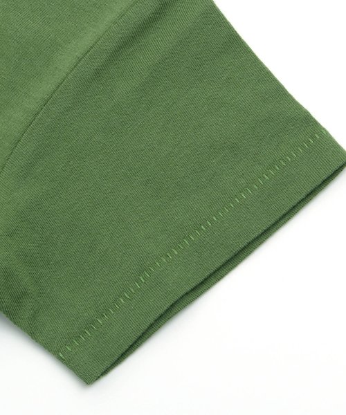 BREEZE（ブリーズ）の「ネット限定4色2柄どうぶつTシャツ（Tシャツ/カットソー・キッズ・キャメル/クリーム/グリーン/サーモンピンク・140/80/110/130/100/120/90/95）」の5枚目の写真