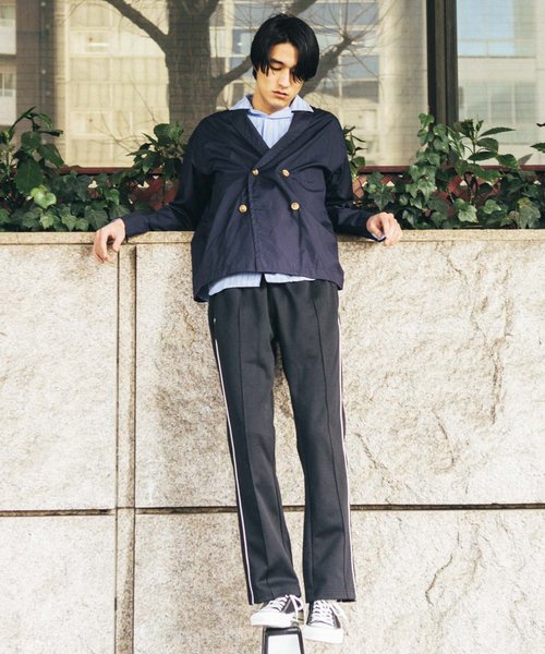 CIAOPANIC（チャオパニック）の「ストライプギャザーシャツ（シャツ/ブラウス・メンズ・ネイビー/イエロー/ブルー・SMALL/MEDIUM/LARGE）」の15枚目の写真