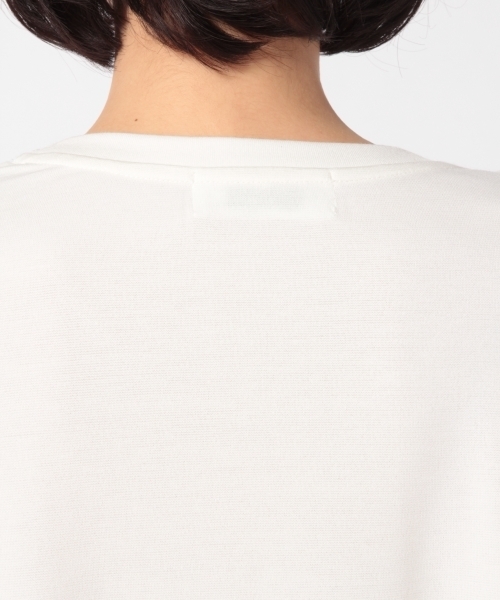 LOWRYS FARM（ローリーズファーム）の「ソデシフォンドットプルオーバー　788895 （Tシャツ/カットソー・レディース・ネイビー/オフホワイト/ブラック・LARGE/MEDIUM）」の9枚目の写真