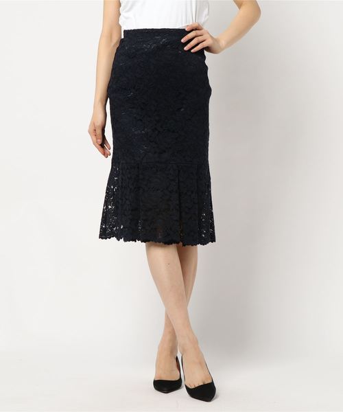 Liesse（リエス）の「ラッセルレースマーメイドスカート（スカート・レディース・イエロー/ネイビー・L/M/S）」の16枚目の写真