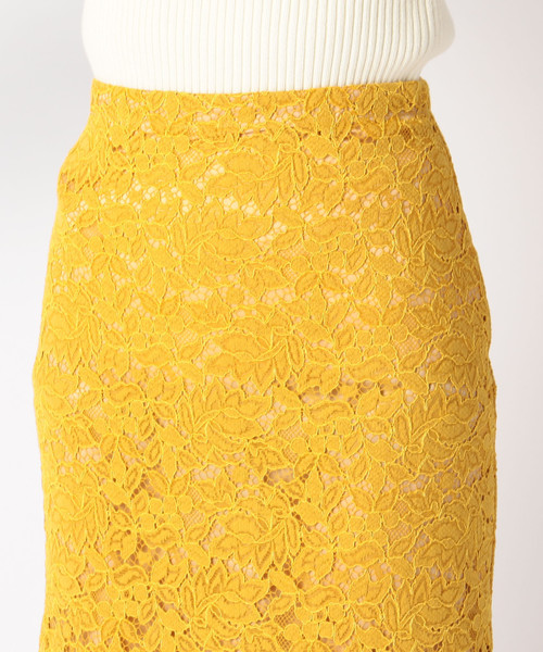 Liesse（リエス）の「ラッセルレースマーメイドスカート（スカート・レディース・イエロー/ネイビー・L/M/S）」の7枚目の写真