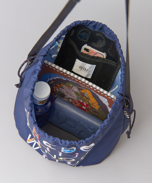 SWASH LONDON（スウォッシュロンドン）の「【SWASH】 ABC's 巾着ショルダーバッグ（ショルダーバッグ・レディース・ネイビー・FREE）」の9枚目の写真