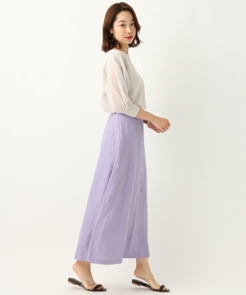 A part by（アパートバイ）の「16GRyPoシースルーBN6S　798506（ニット/セーター・レディース・ライトグレー/ブラック/ベージュ・FREE）」の5枚目の写真