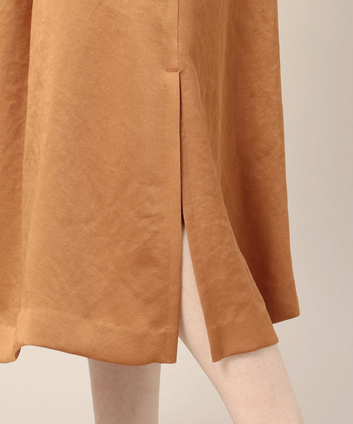 BEAUTY&YOUTH UNITED ARROWS（ビューティーアンドユースユナイテッドアローズ）の「BY サテンキャミソールワンピース -手洗い可能- ◆（ワンピース・レディース・ブラウン/ワインレッド/ブラック・FREE）」の13枚目の写真