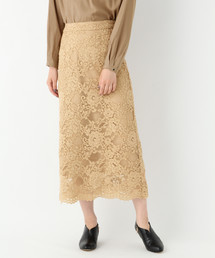 GLOBAL WORK | レースナロースカート/808102(スカート)