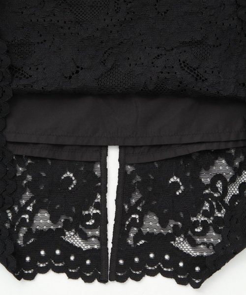 GLOBAL WORK（グローバルワーク）の「レースナロースカート/808102（スカート・レディース・ブラック/ベージュ/カーキ・MEDIUM/LARGE）」の15枚目の写真